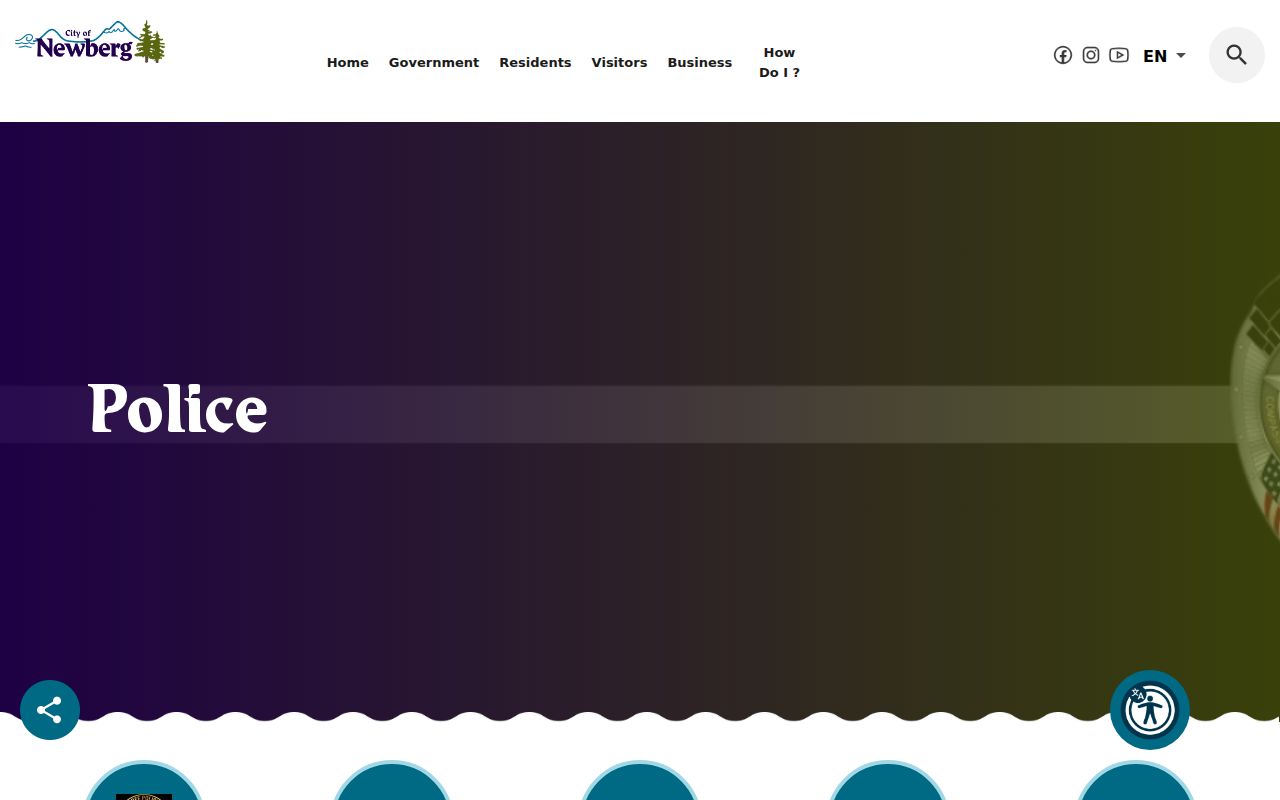 Newberg-Dundee Police Department official page